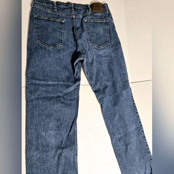 Mens 36 x 30 Wrangler Regular Fit Denim Jeans 5 pocket design - Picture 6 of 12